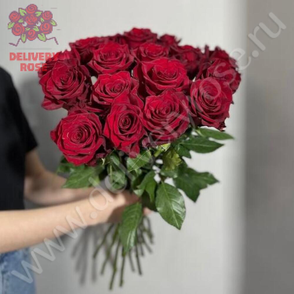 17 длинных роз 130 см