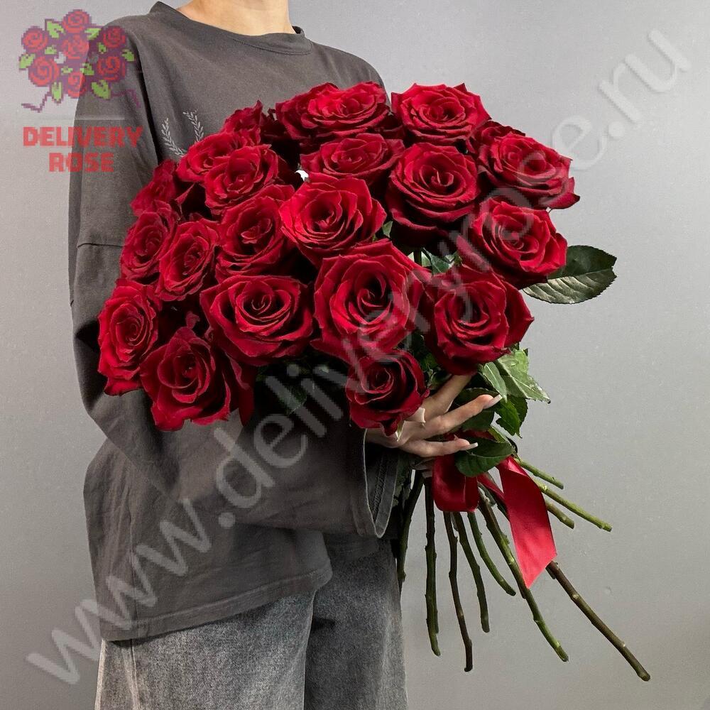 21 длинная роза 110 см 